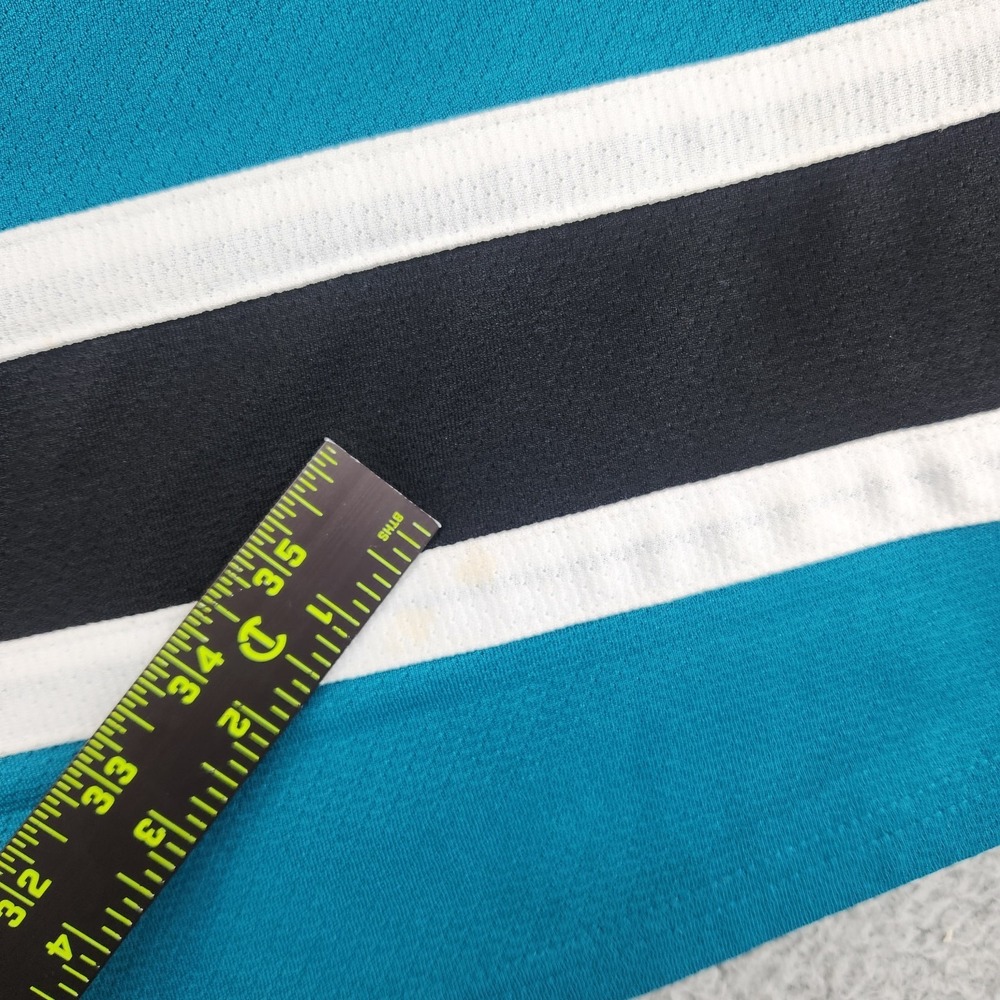 North Pittsburgh Wildcats Hockey Jersey Youth Size M Athletic Knit Teal - Picture 7 of 7